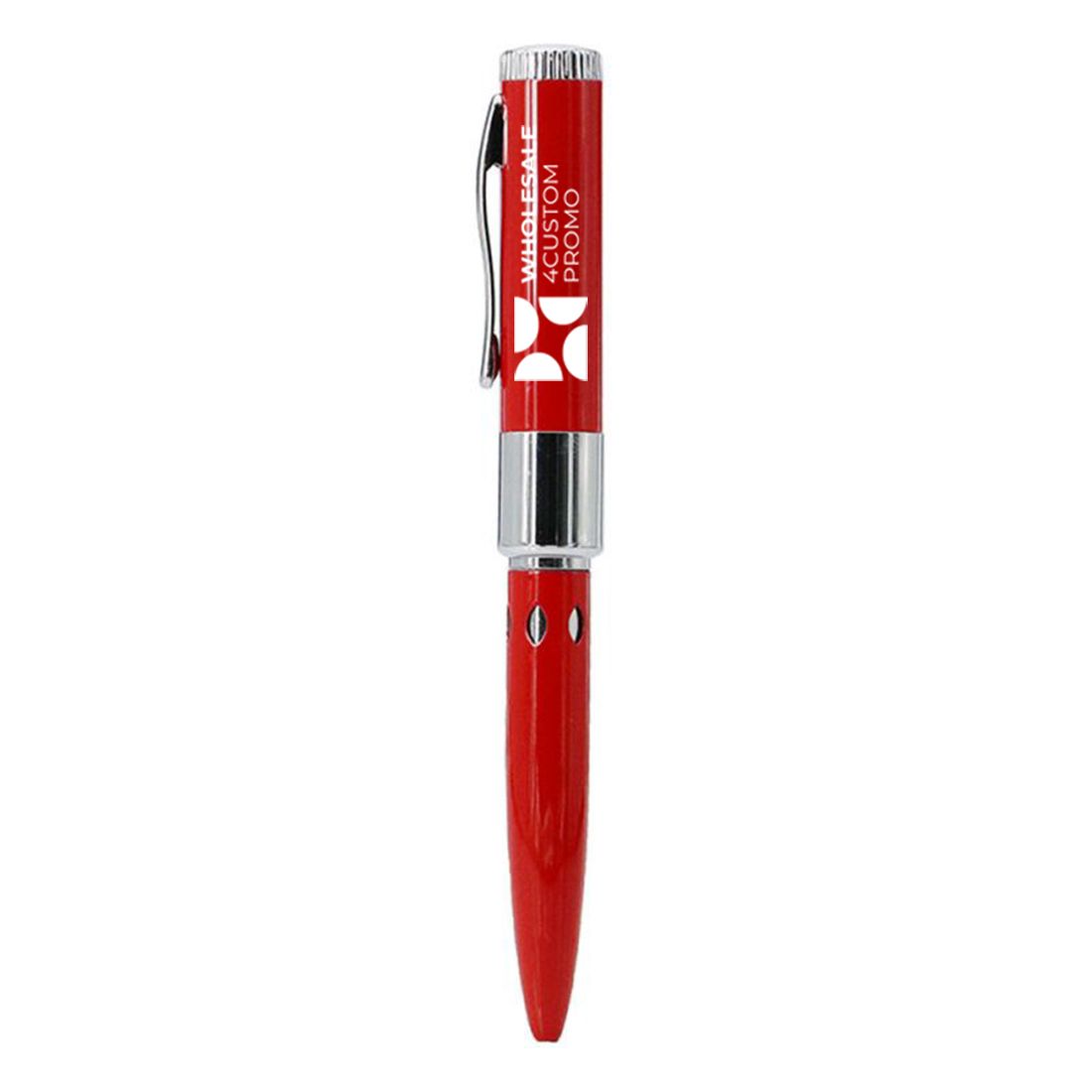Custom USB Pen Drive with Metal Twist Ballpoint Pen