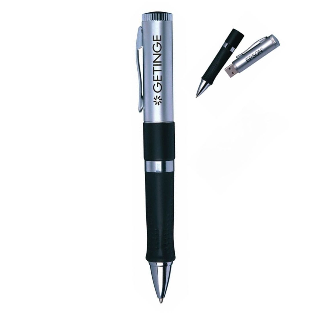Custom USB Drive Pen with Ballpoint and LED Indicator