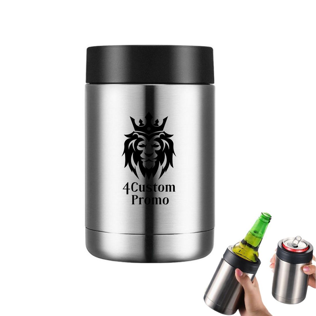Custom Vacuum Insulated Beer Bottle Holder