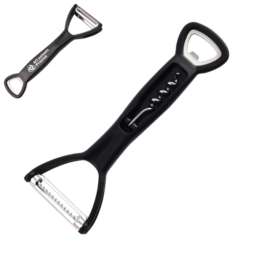 Custom Vegetable Peeler with Wine Bottle Opener