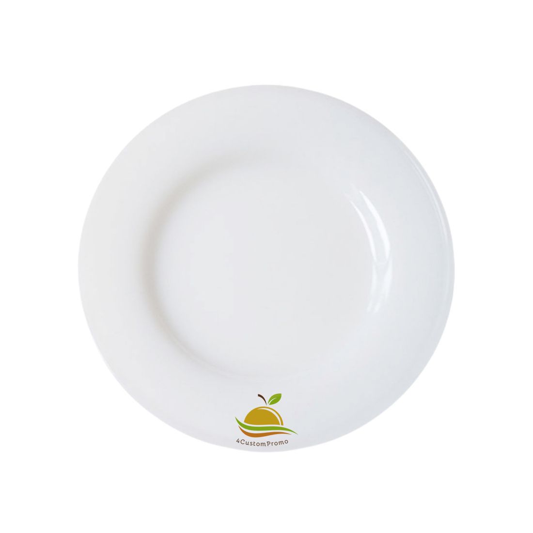 Custom Vintage Jade Glass Dinner Plate - 7''