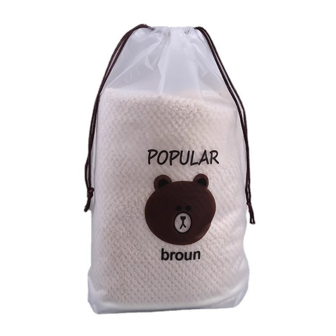 Custom Waterproof Clear EVA Drawstring Bag