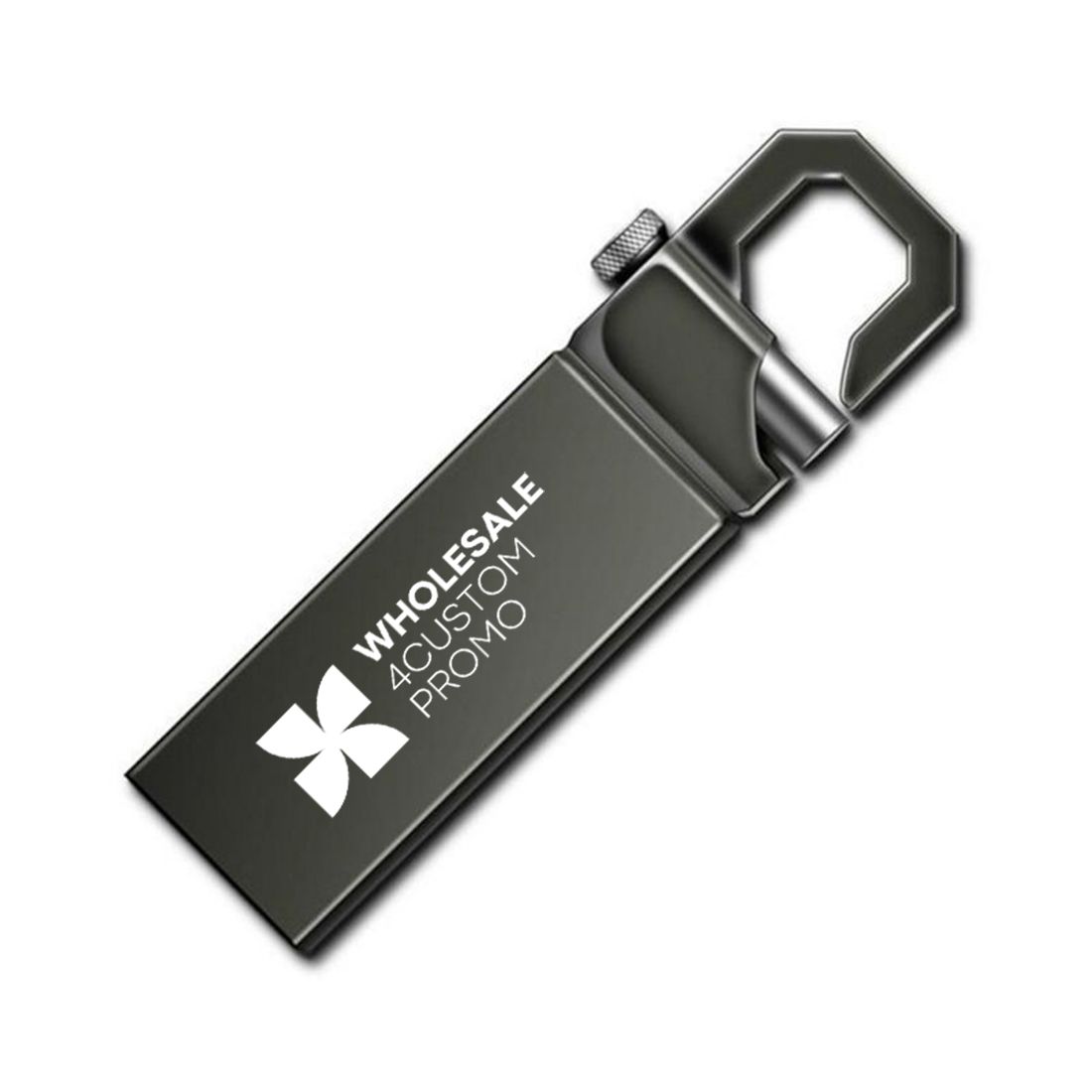 Custom Waterproof Metal Hook USB Flash Drive