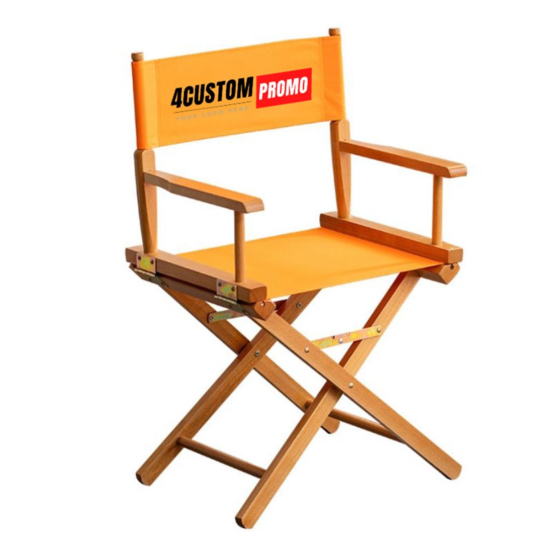 Custom Wooden Director's Folding Chair