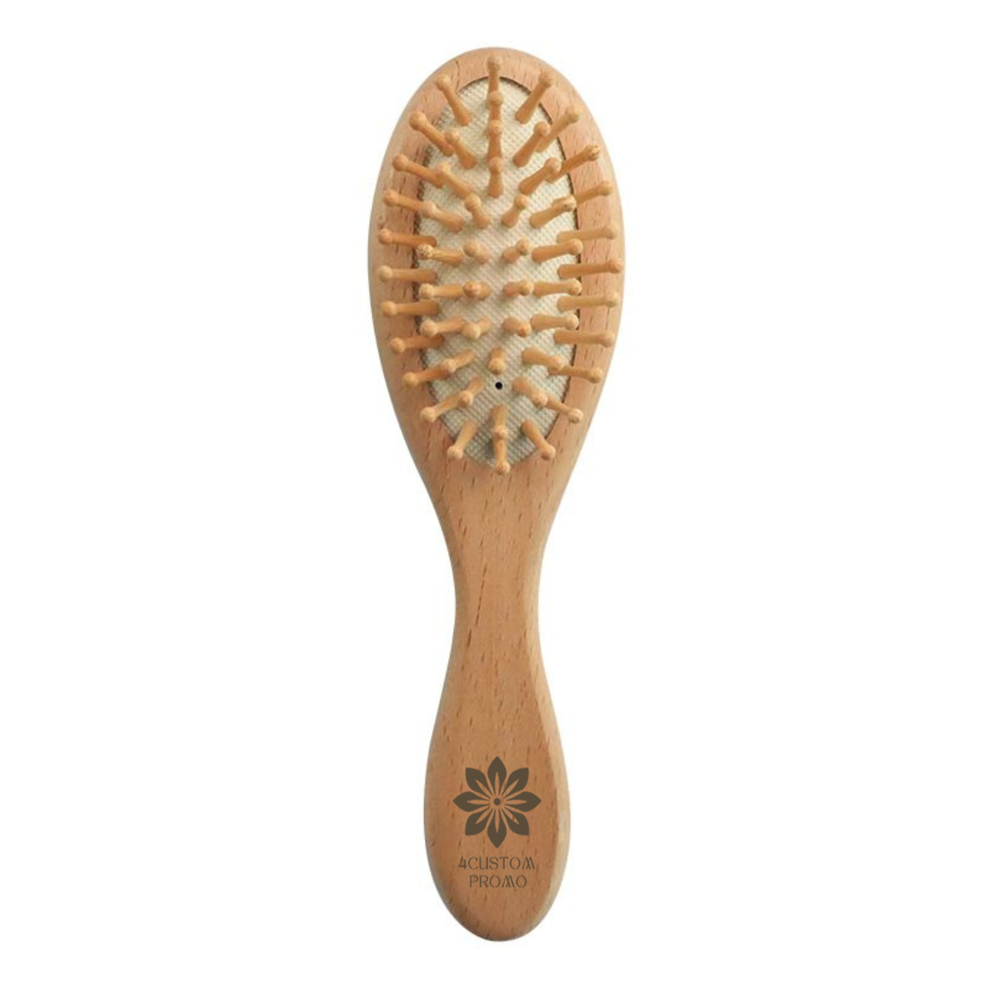 Custom Wooden Hair Brush with Air Cushion Base