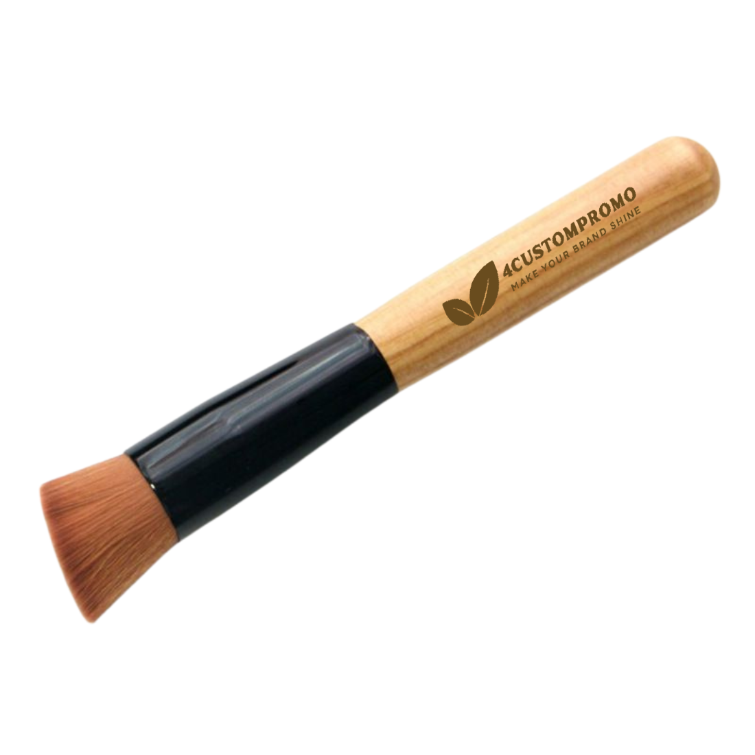 Custom Wooden Handle Makeup Foundation Brush