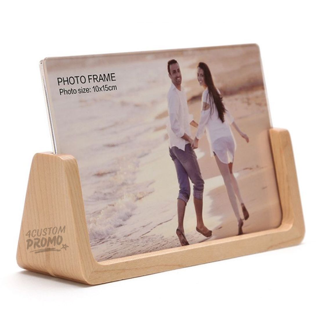 Custom Wooden Photo Frame with Stand