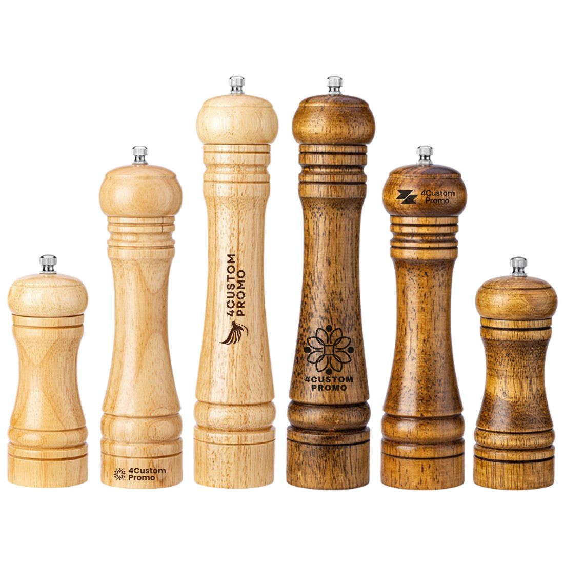 Custom Wooden Salt or Pepper Mill