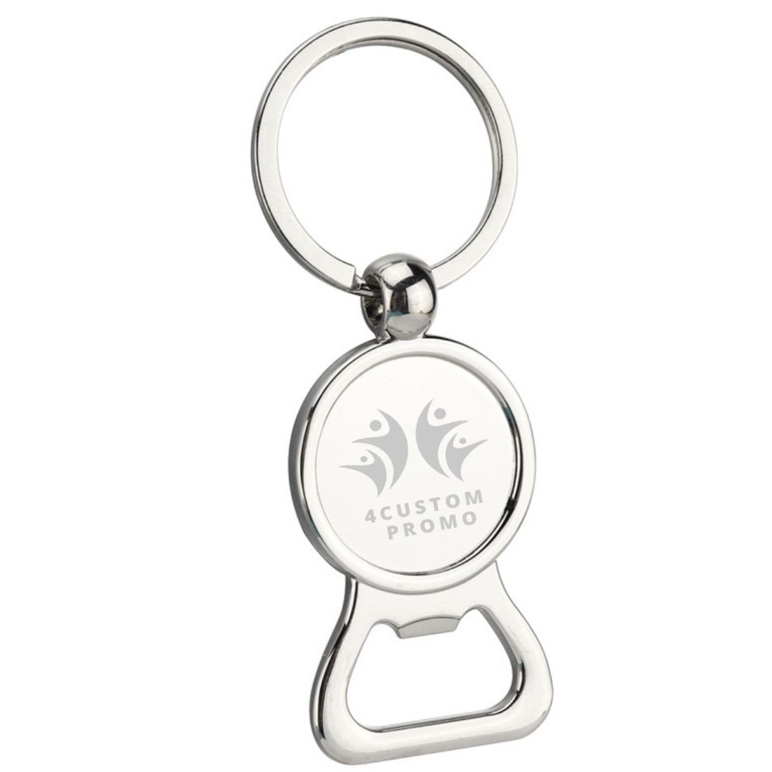 Custom Zinc Alloy Bottle Opener with Keyring