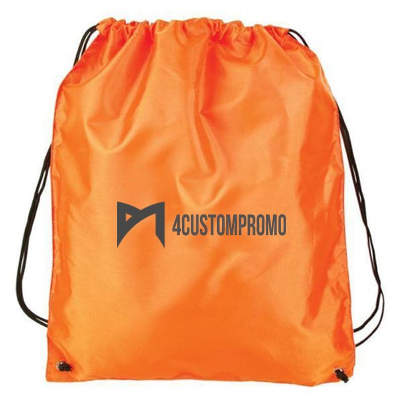 Cinch-Up Polyester Drawstring Bag - 14.5