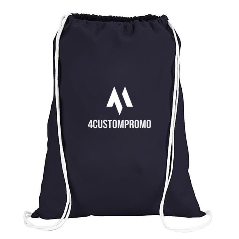 Custom String-A-Sling Cotton Bag - 13.75