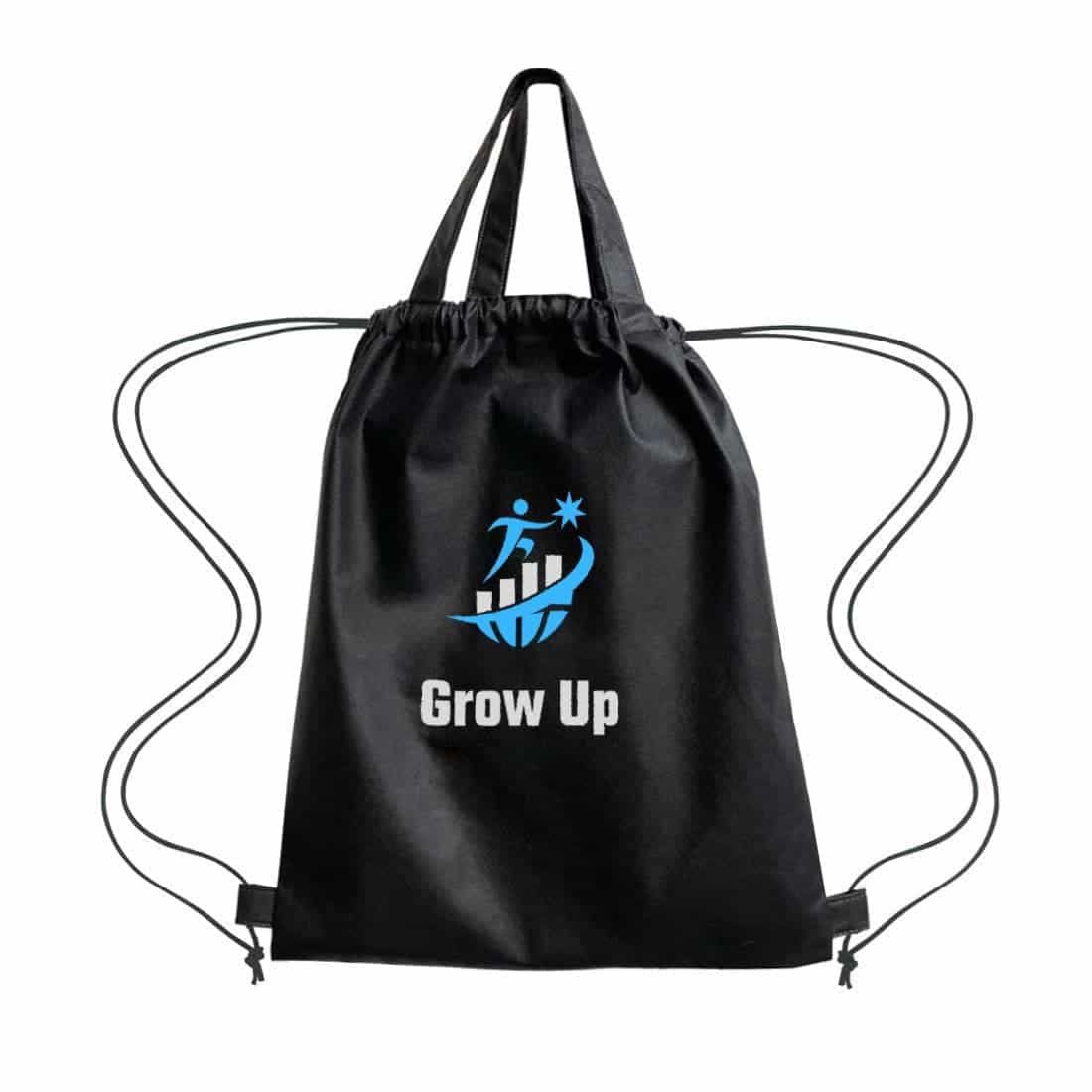 Non-Woven Stadium Drawstring Bag - 13.5
