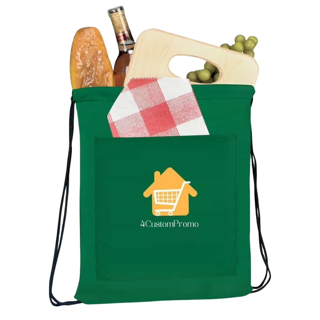 Promo Insulated Drawstring Cooler Bag - 6 Can