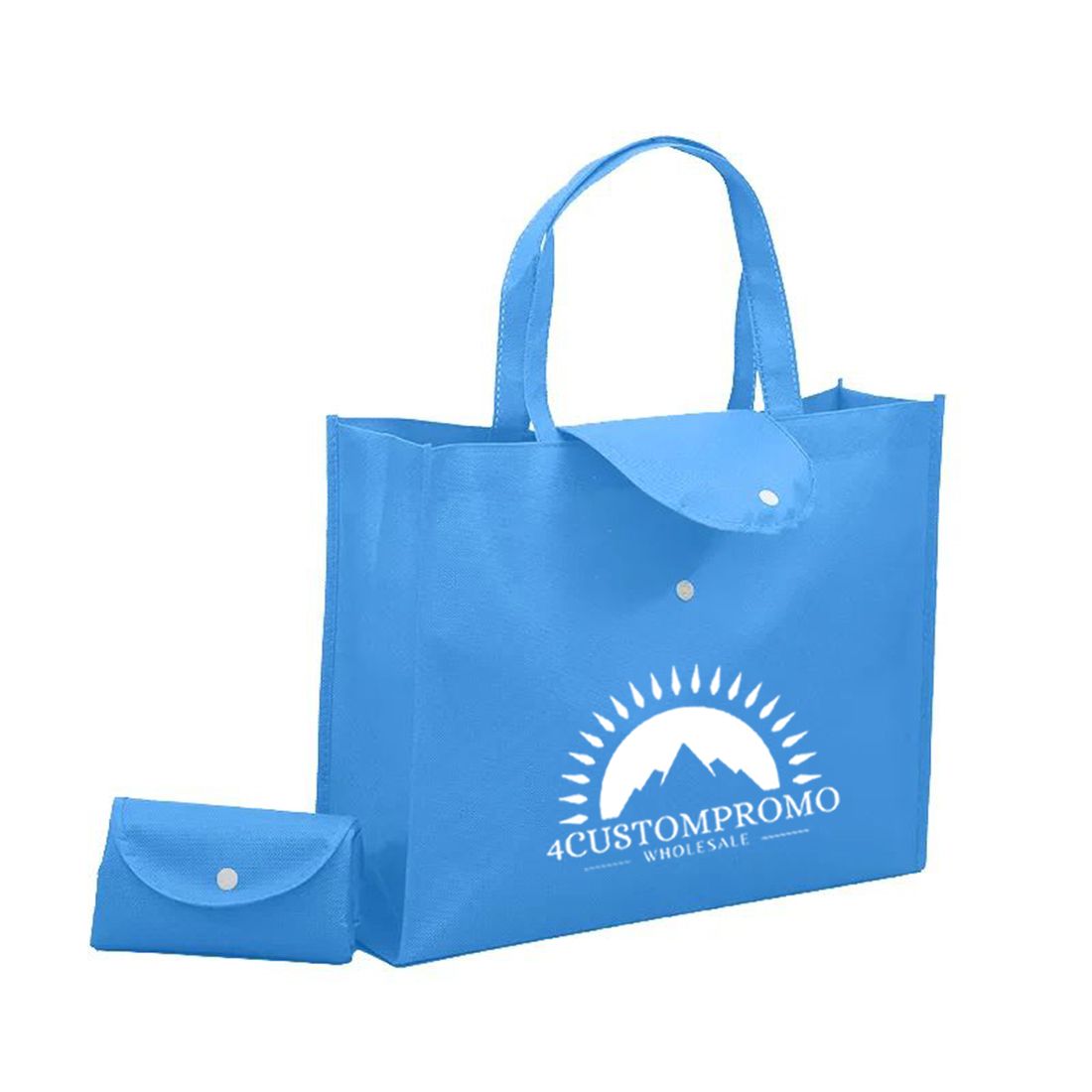 Fold-Up Shopping Tote Bag - 13.75