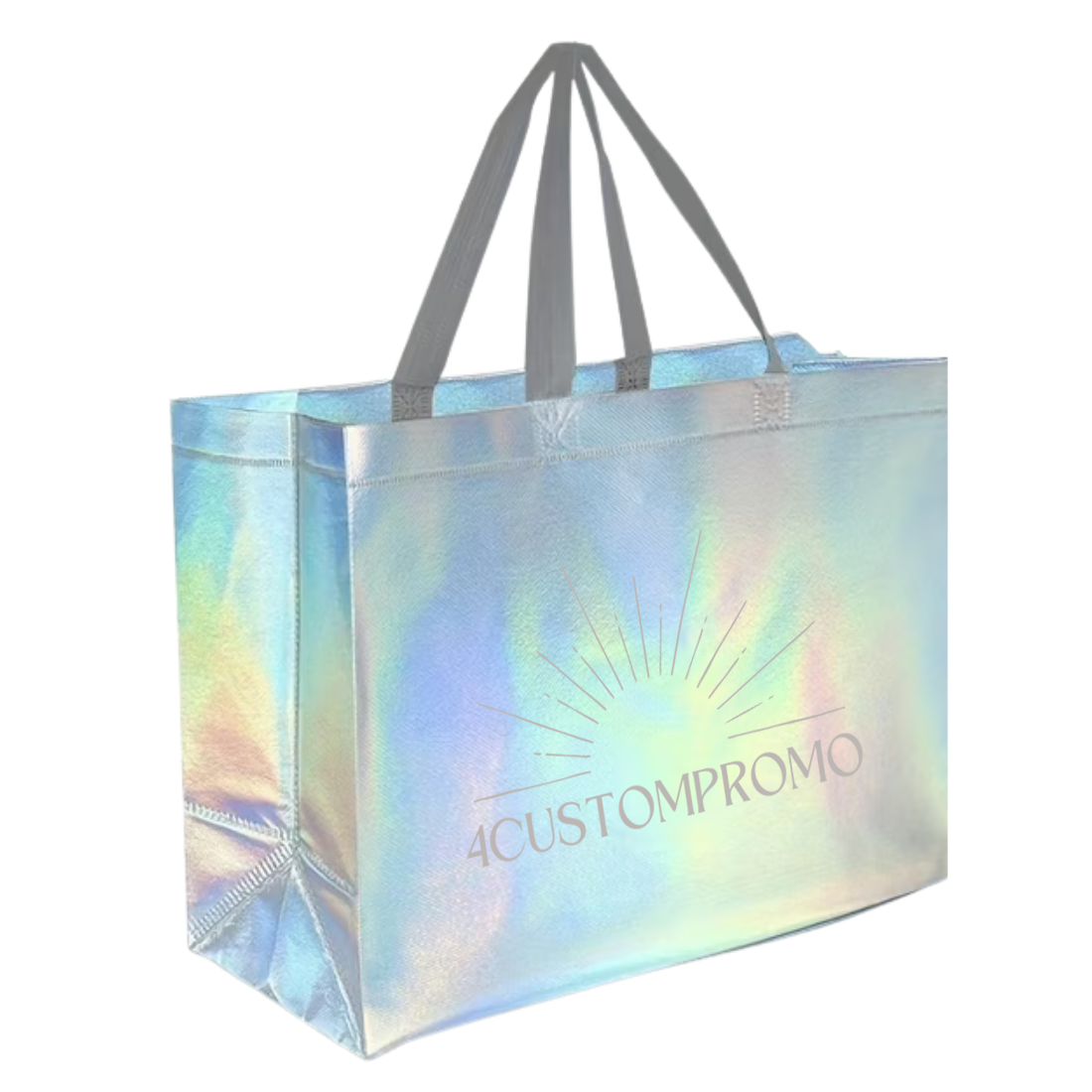 Holograhpic Non-Woven Tote - 18.5