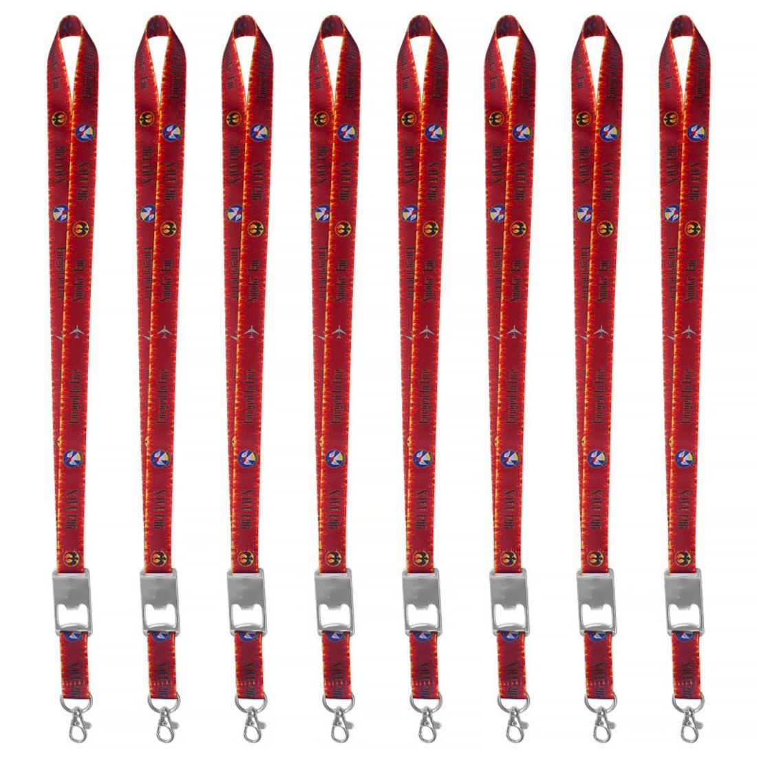 Custom Polyester Lanyard with Bottle Opener