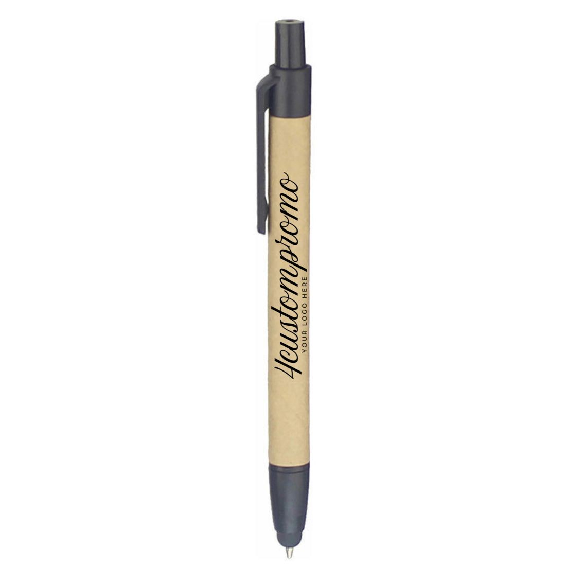 Custom Eco Paper Barrel Pen with Stylus