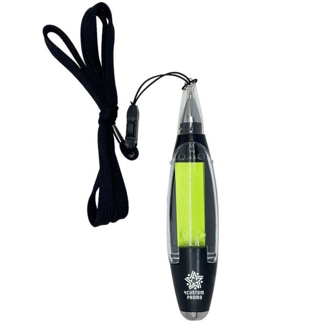 Custom LED Light Pen with Lanyard & Sticky Note