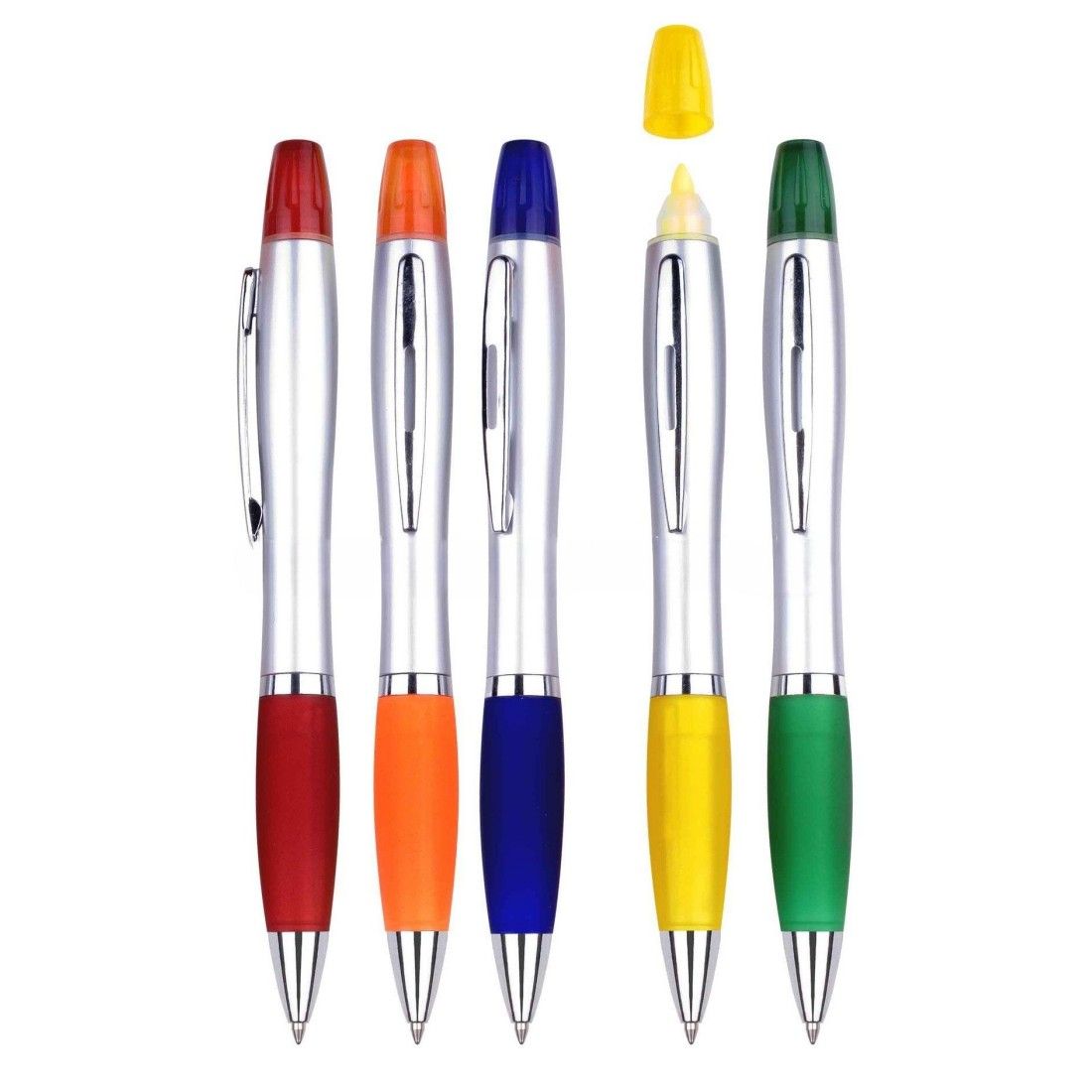 Promo Twin-Write Highlighter Ballpoint Pen