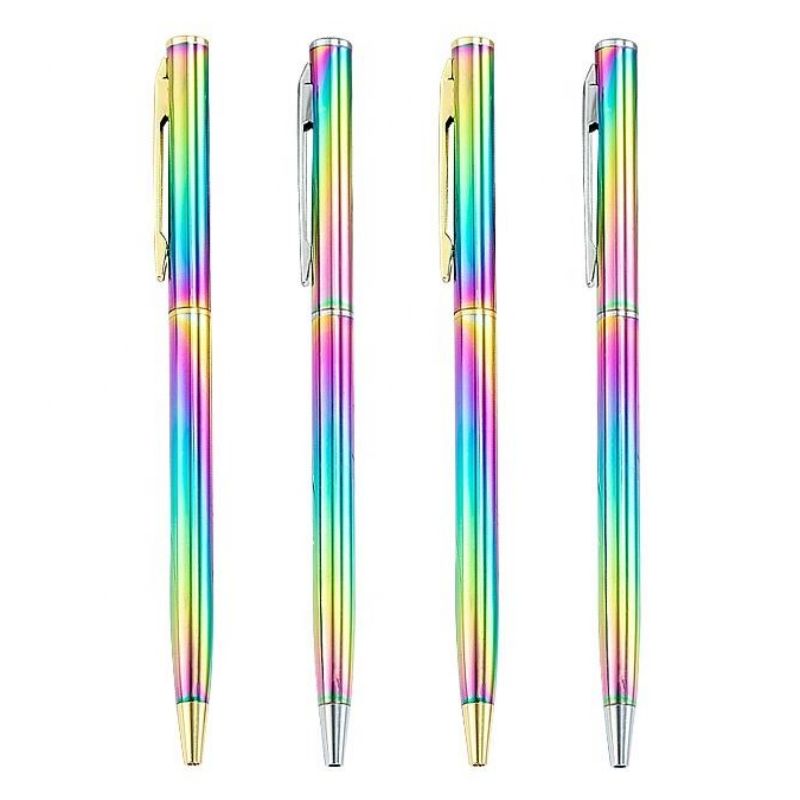 Custom Promo Iridescent Metal Twist Pen