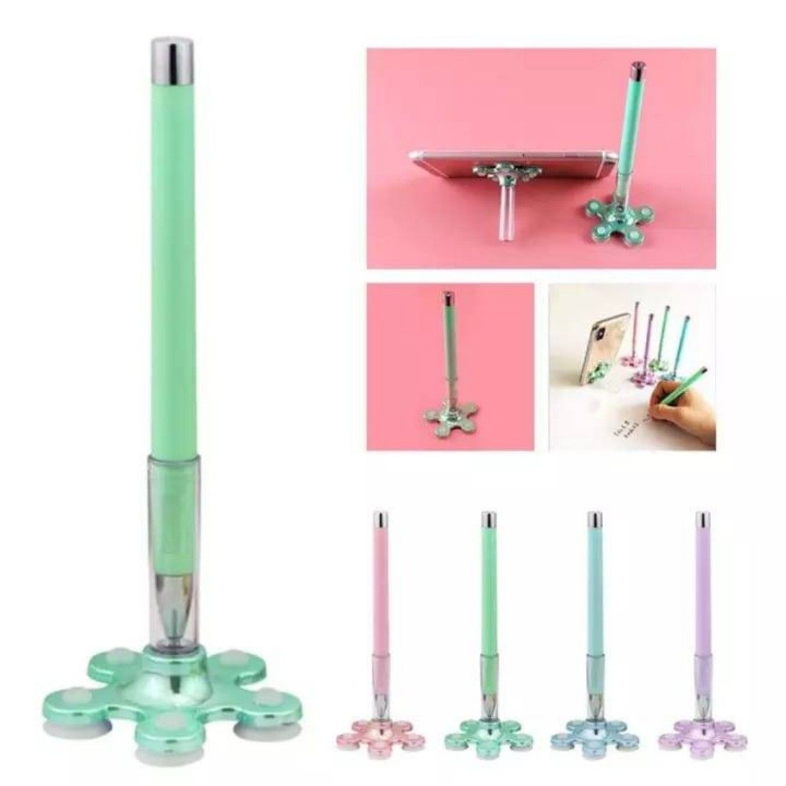 Magic Suction Pen w/ Mobile Stand & Pen Holder