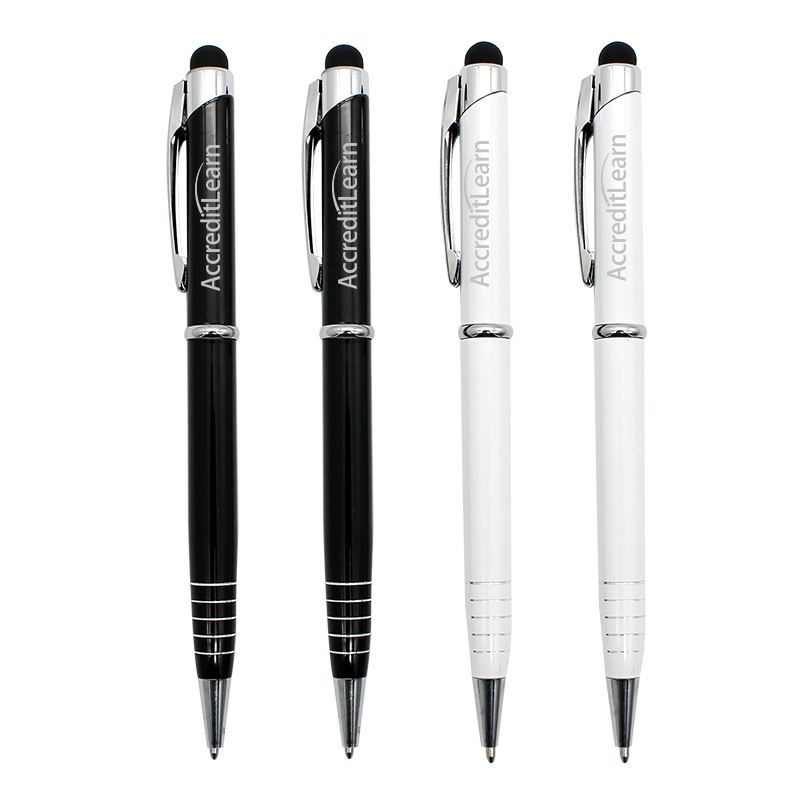 Custom Aluminum Stylus Pen with Ring Grip
