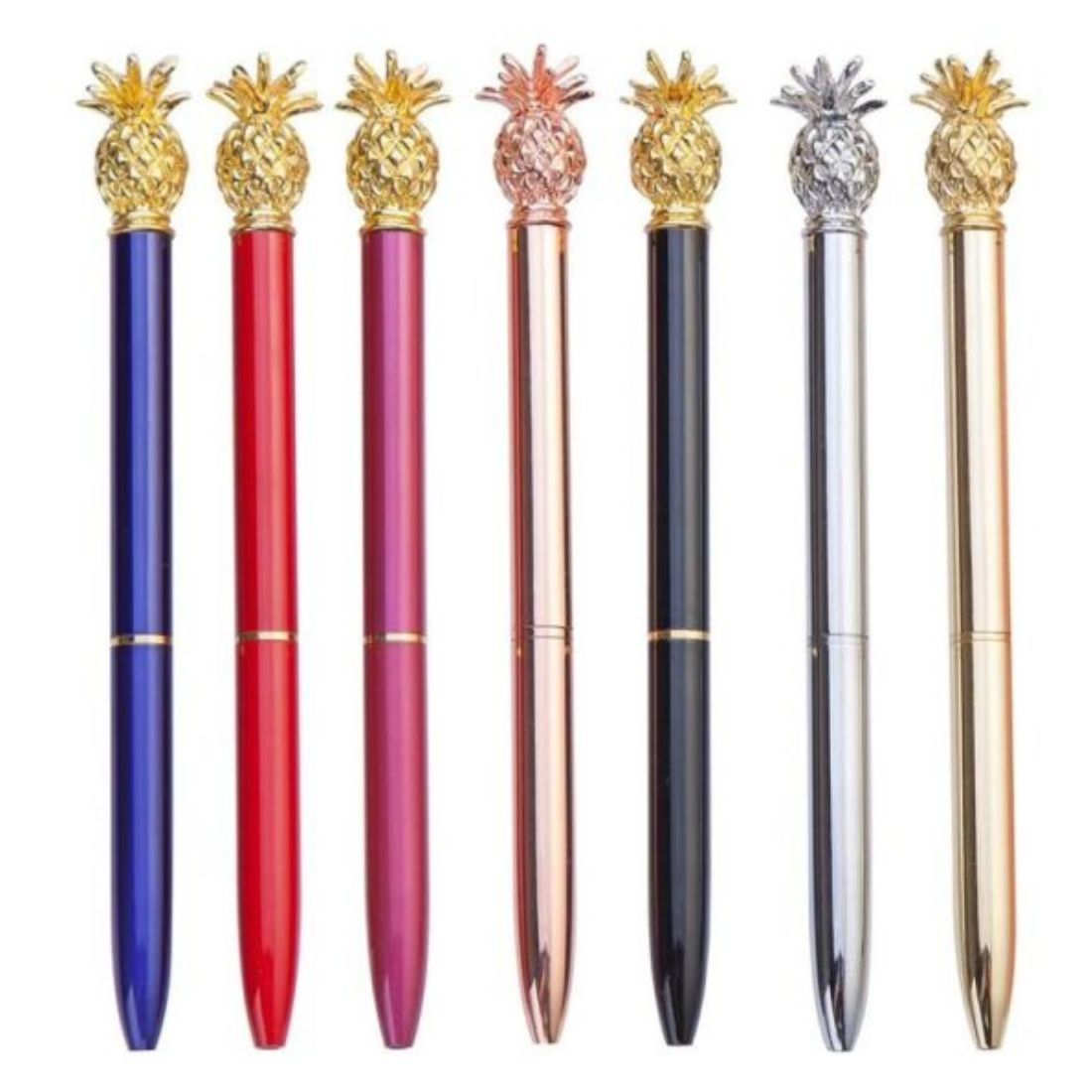 Pineapple Shaped Custom Metal Twist Ballpoint Pen