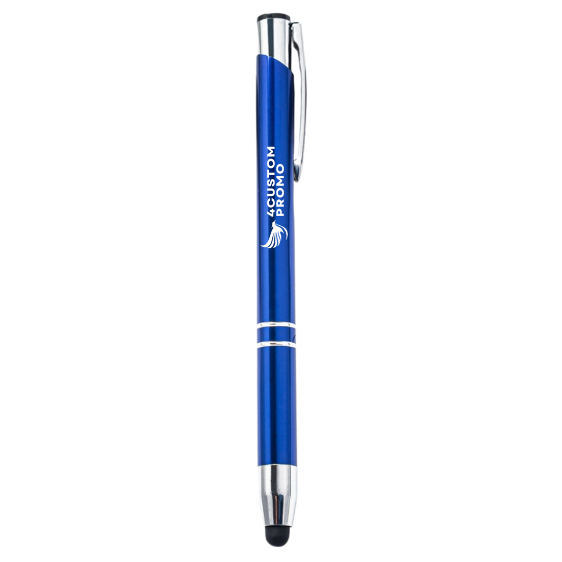 Promo Aluminum Click Ballpoint Pen with Stylus Tip