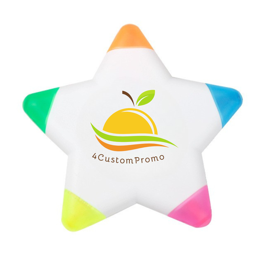 Promotional 5-in-1 Star Shaped Highlighter