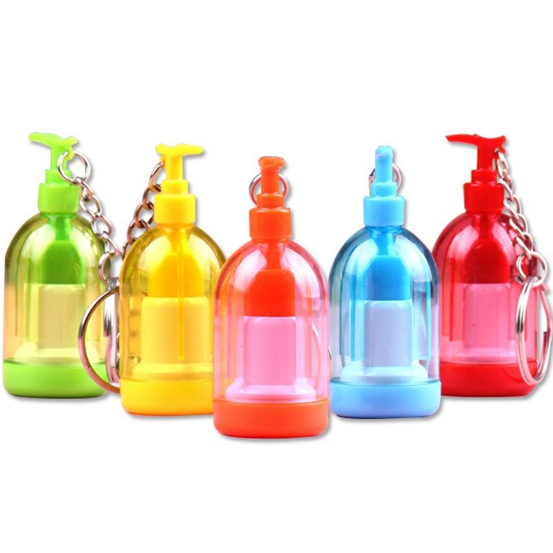Sanitizer Bottle Shaped Retractable Ball Pen