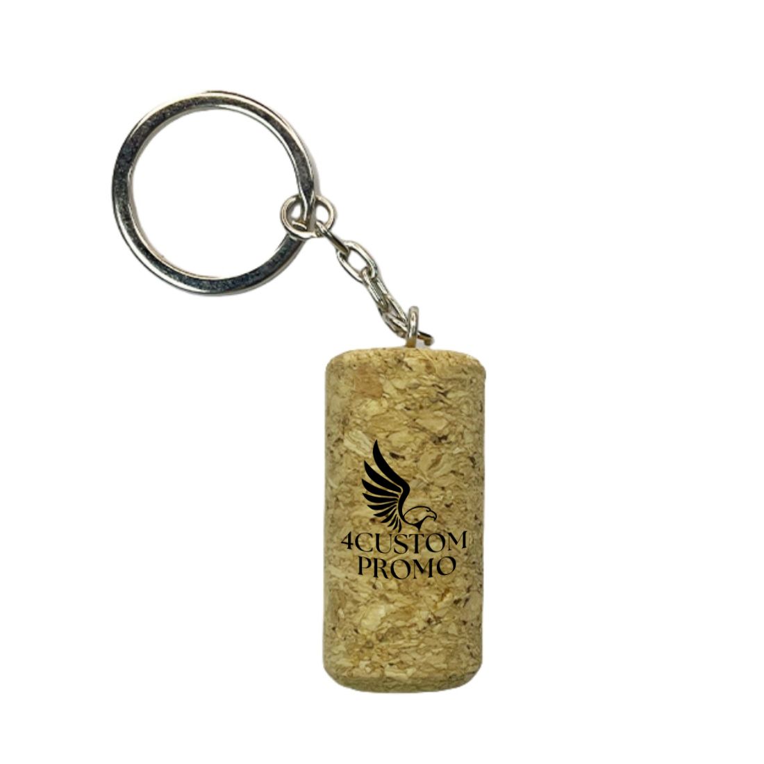 Promotional Wine Cork Keychain