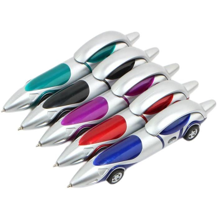 Promo Race Car Shaped Plastic Ballpoint Pen