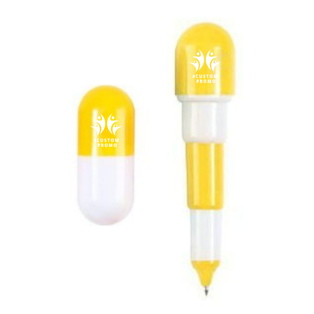 Retractable Vitamin Capsule Pill Ballpoint Pen