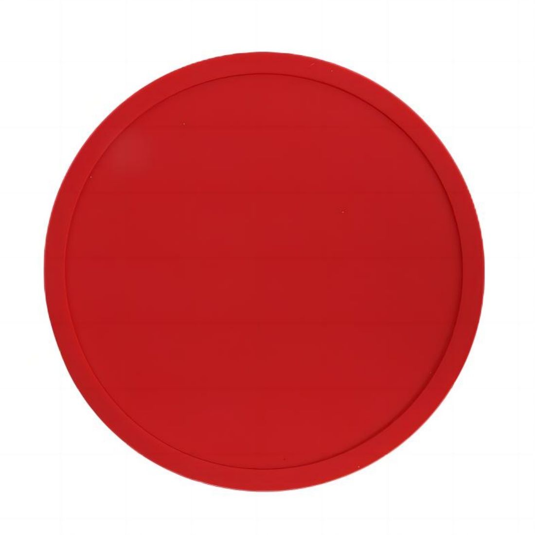 Heat-Resistant Spill-Proof Round Silicone Coaster