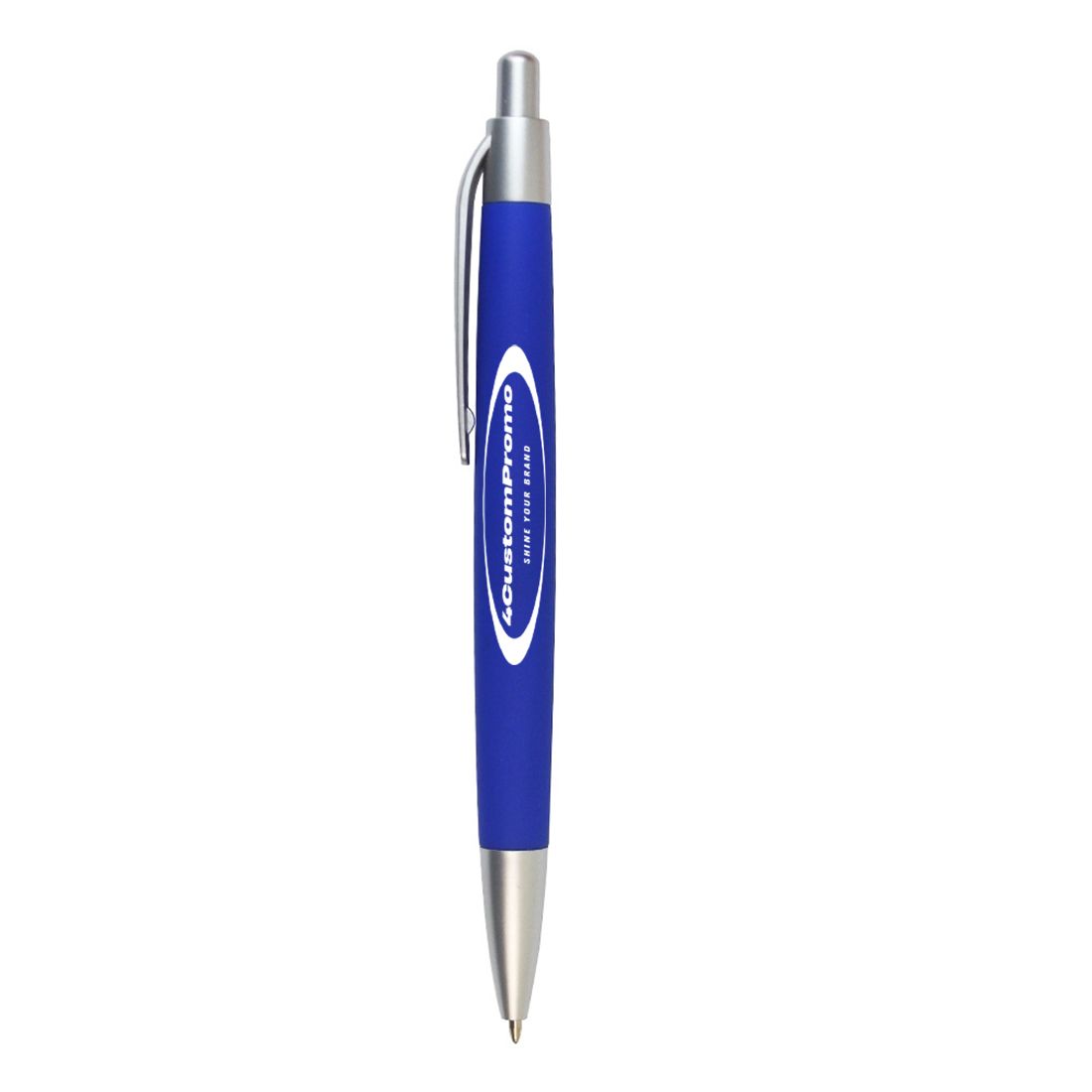 Custom Soft Rubber Coated Ballpoint Pen