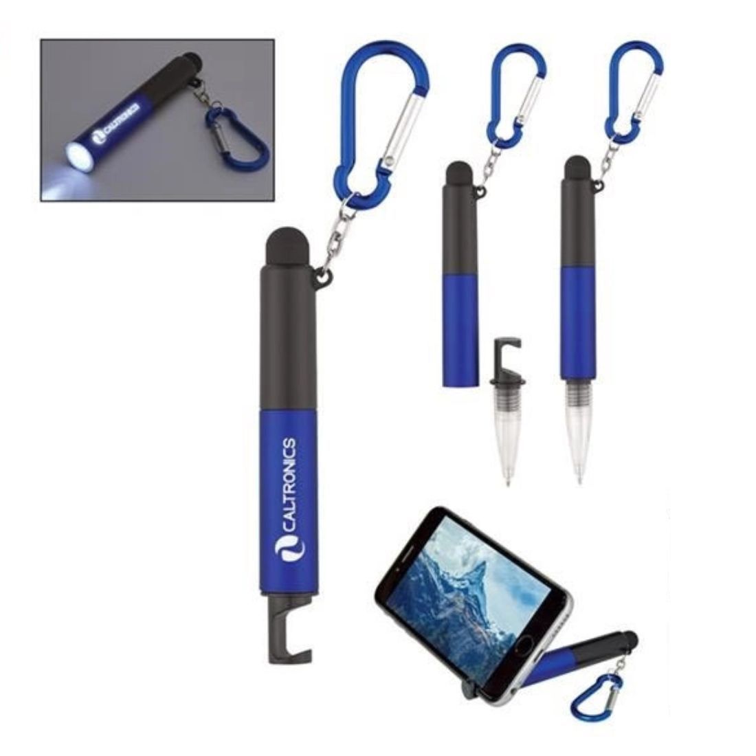 4-in-1 Light Up Stylus Pen w/ Phone Stand