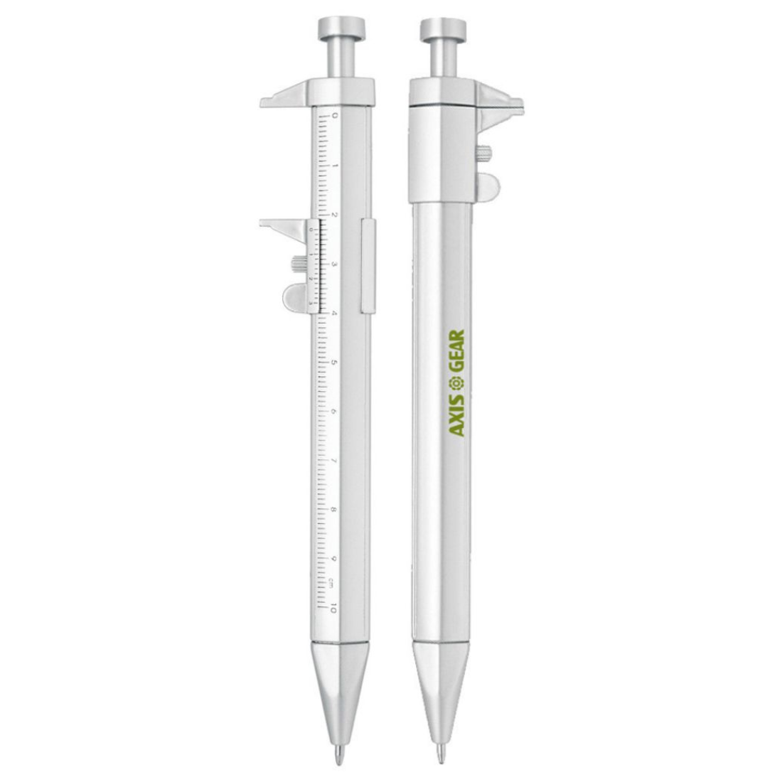 Caliper-Shaped Custom Sliding Scale Ruler Pen