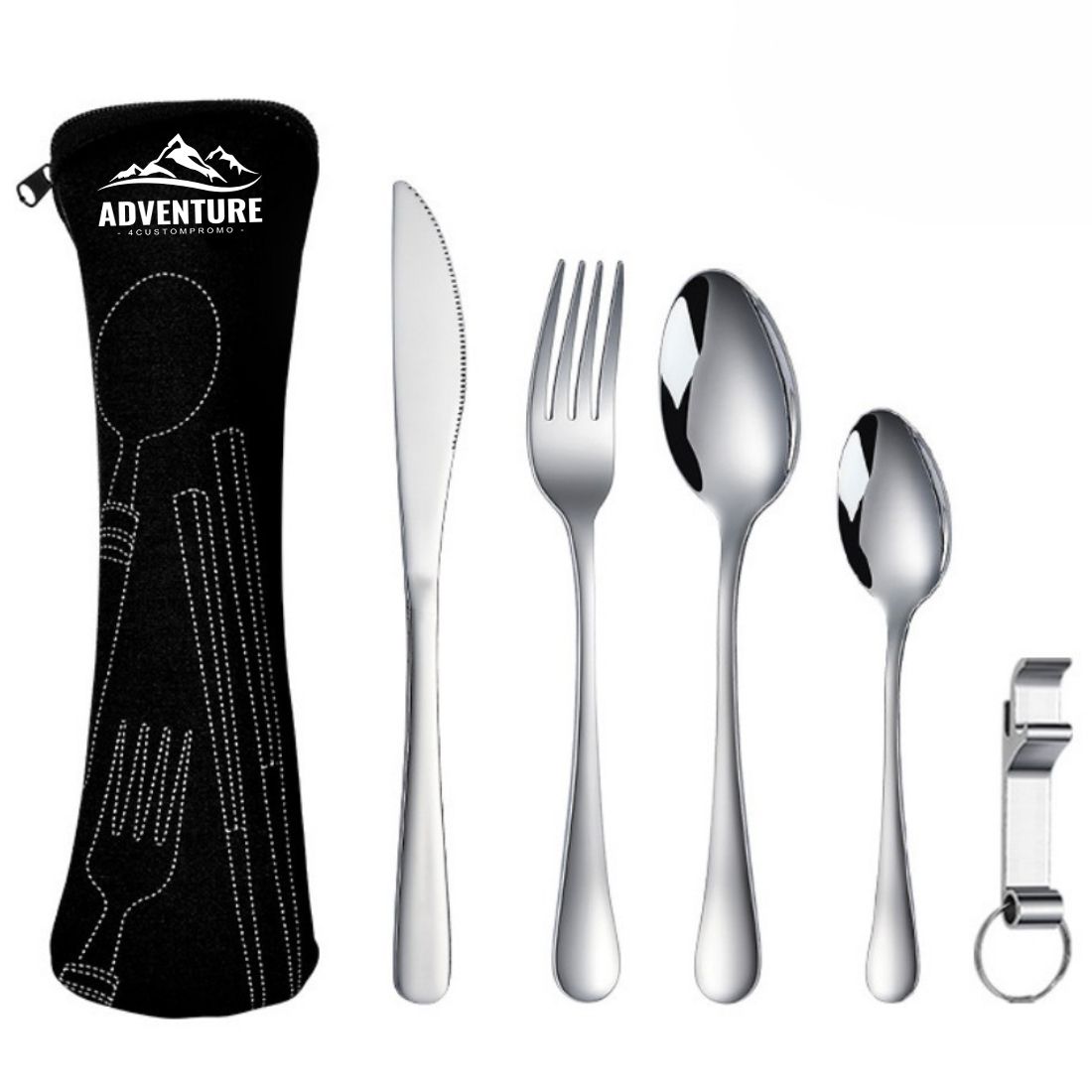 Stainless Steel Camping Travel Cutlery Set