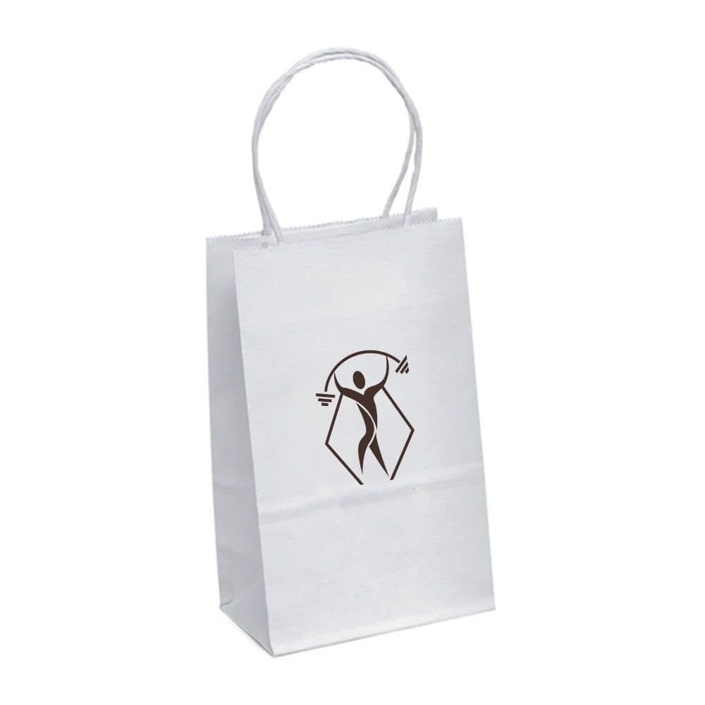 Small White Kraft Bag - 5.25