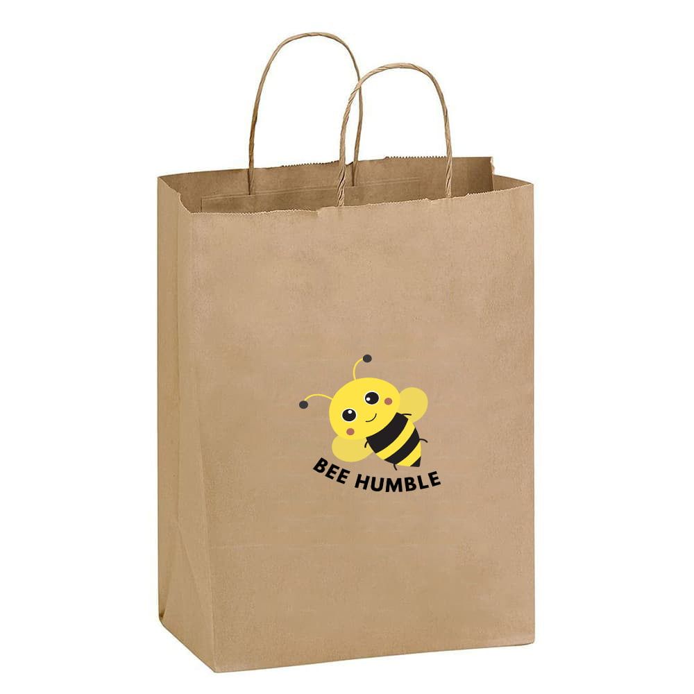 Custom Full Color Kraft Shopper - 7