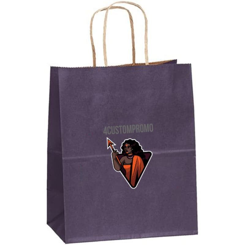 Full Color Matte Paper Bag - 7.75