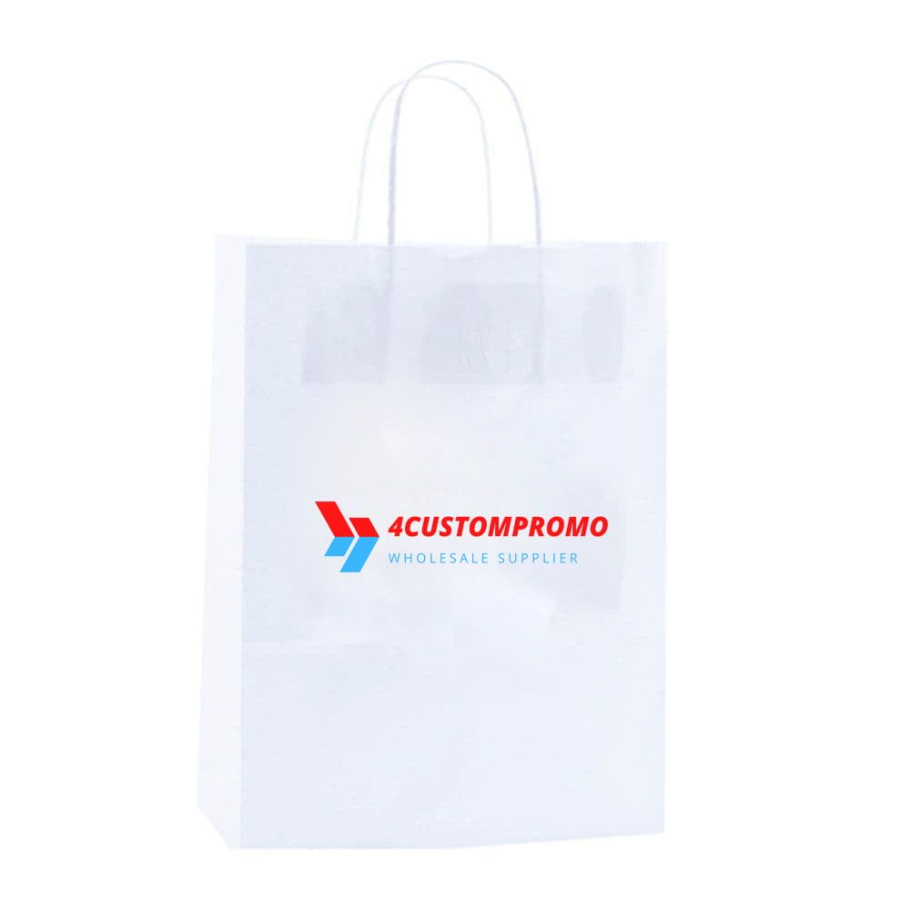 Promotional White Kraft Bag - 10