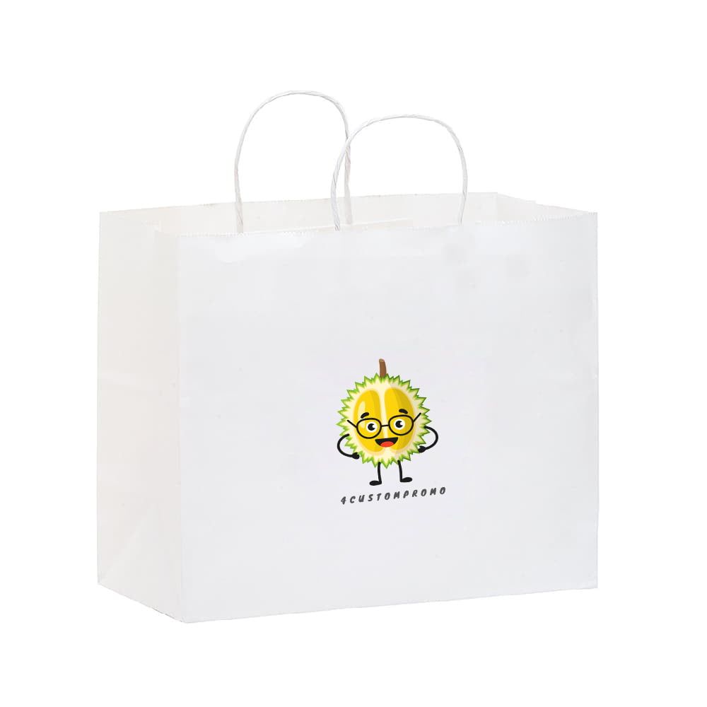 Full Color Matte Kraft Paper Bag - 12.5