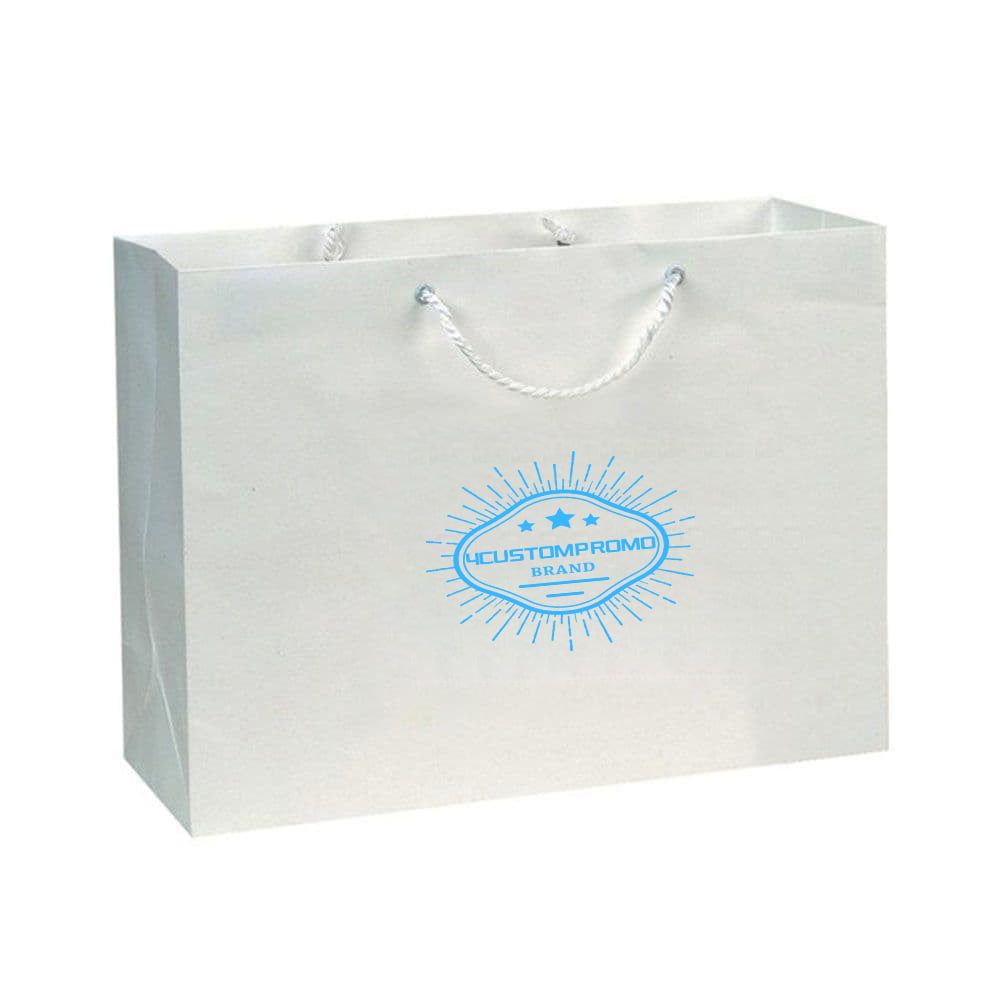 White Kraft Paper Euro Tote Bag – 16