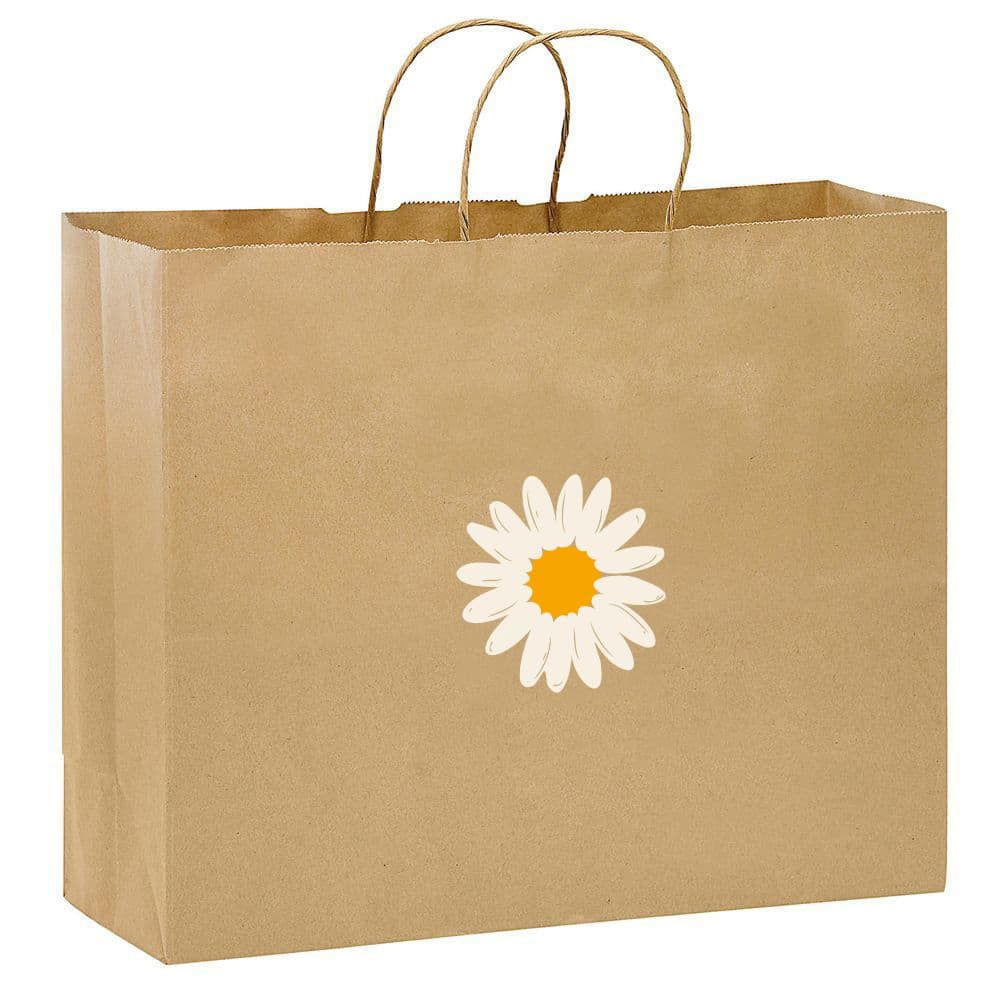 Matte Kraft Paper Shopping Bag - 16.5