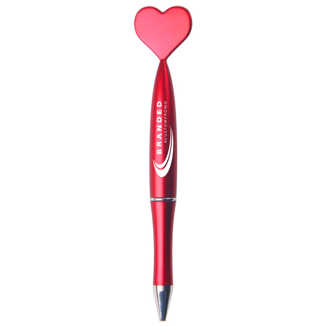 Top Heart Shaped Custom Plastic Twist Ball Pen