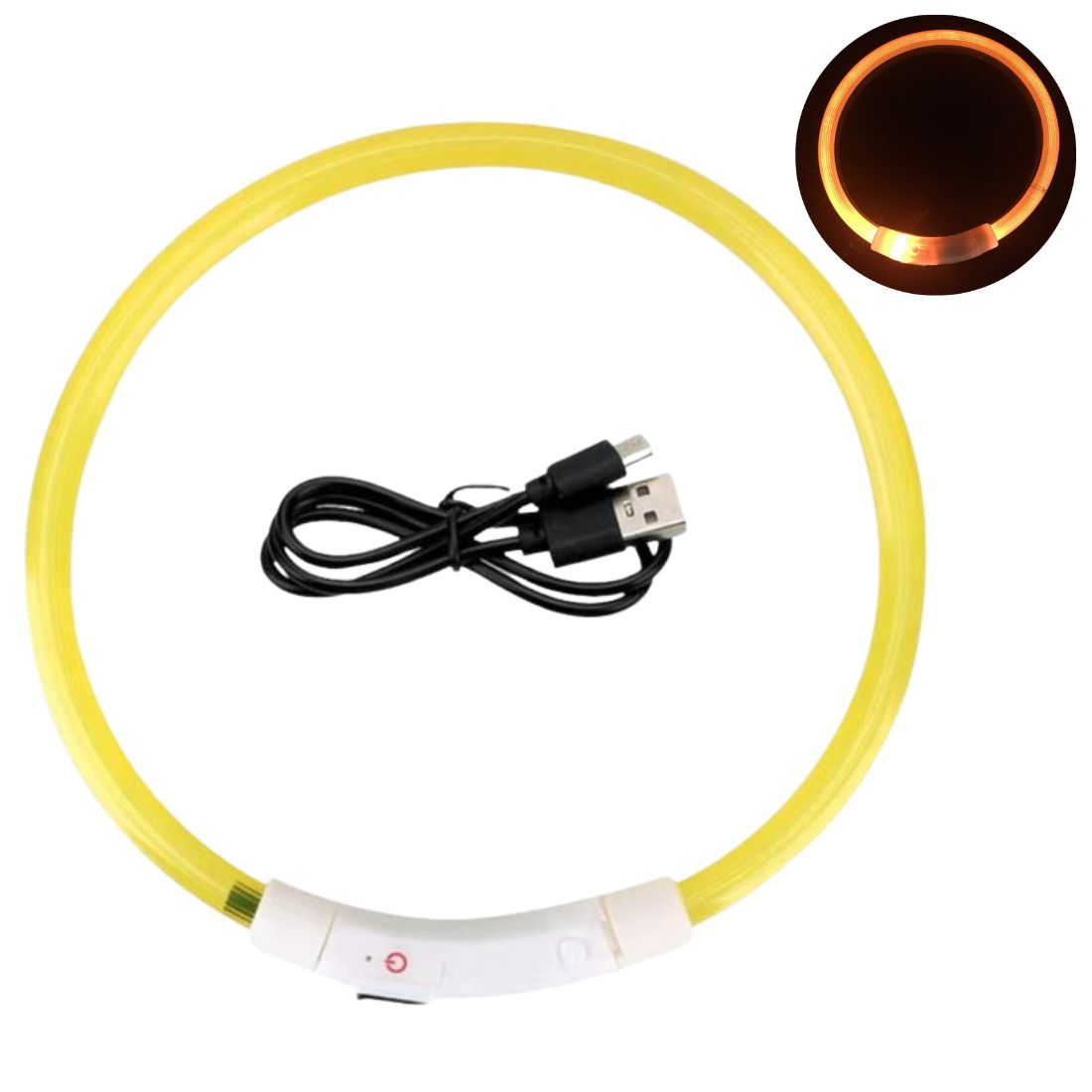 USB Rechargeable Flashing LED Dog Collar