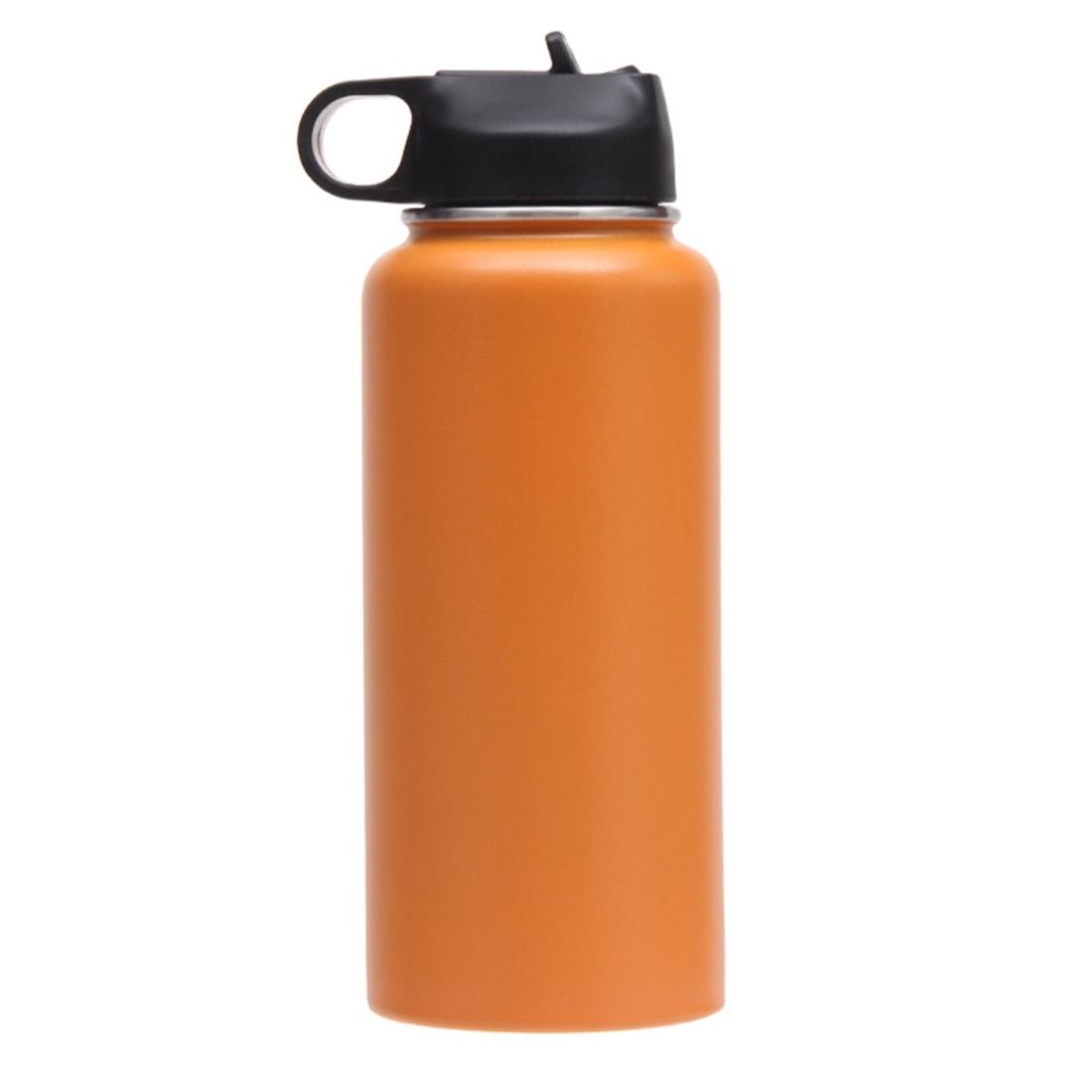 32 oz Stainless Steel Double-Wall Insulated Bottle w/ Straw Lid