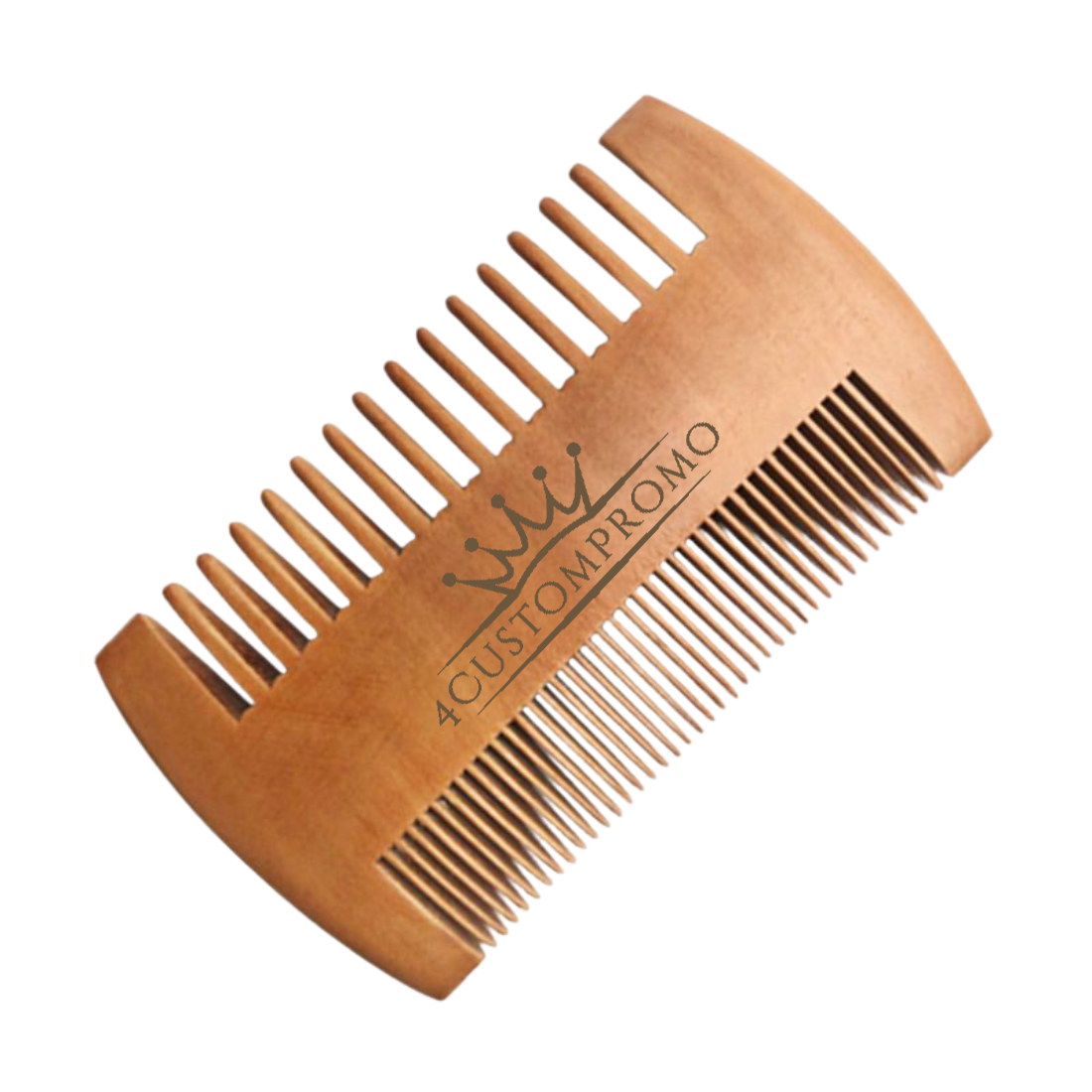 Wooden Anti Static Comb with Fine and Wide Teeth