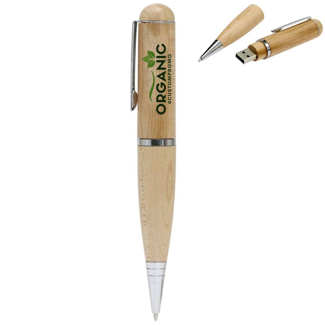 Custom Wooden USB Drive Pen